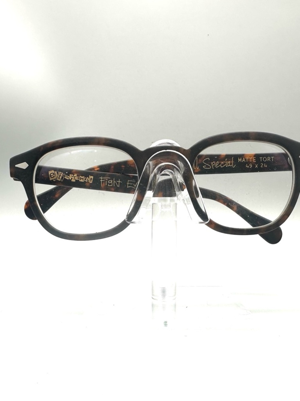 Eyes on Fremont Bill Special Matte Tort Eyeglasses Frames 49x24 Tortoise Shell